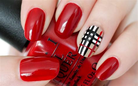 uñas burberry largas|Diseño De Uñas Burberry 【IDEAS E IMÁGENES】.